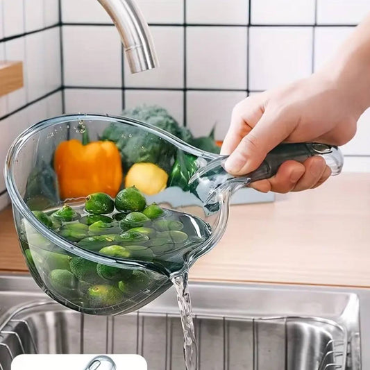 1Pc Transparent Long Handle Water Scoop