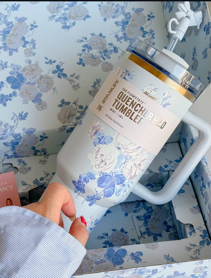 New Style Flower Cup Stanley Mug Tumbler