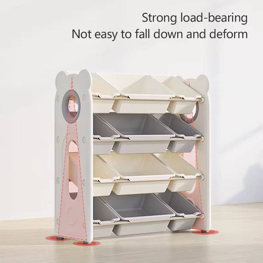 Type B
Kids Space Toy Storage Organizer with  Removable Plastic Bins,