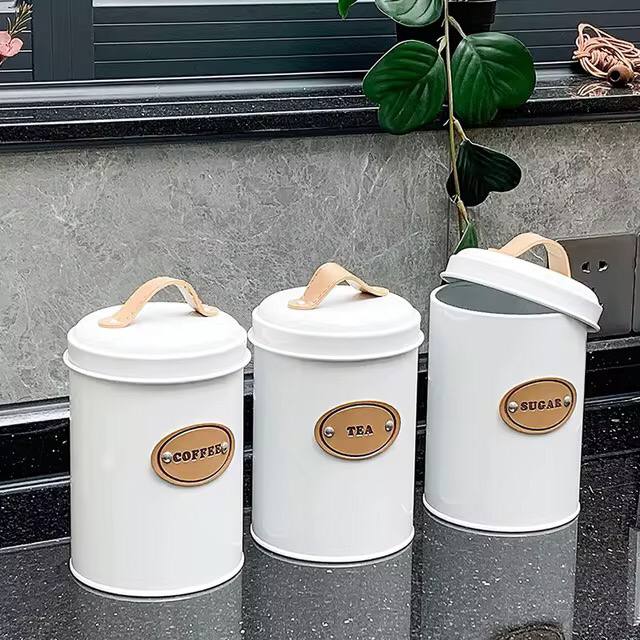 3pc Alloy  Canister Set