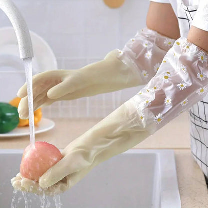 1 Pair Of Thermal Dishwashing Gloves, Thick And Durable, Waterproof Non-slip.