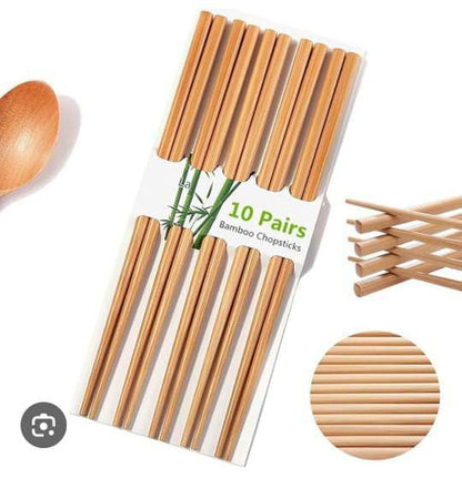 Bamboo Chopsticks 
5 pairs
