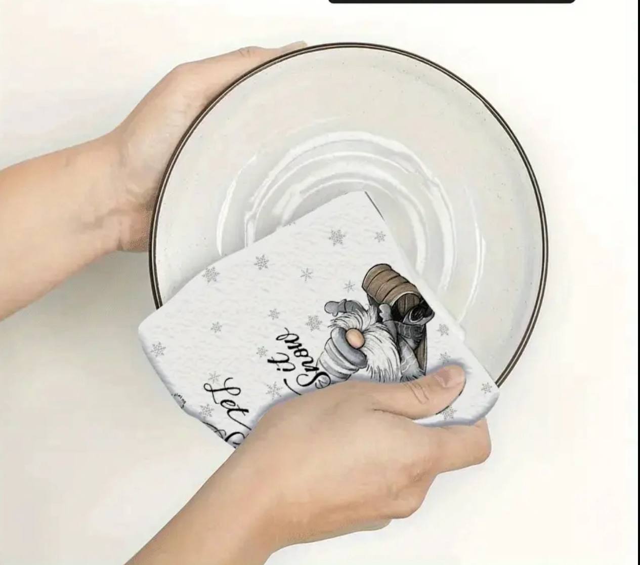 Christmas themed kitchen towels 3pcs