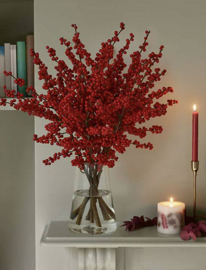 10pc Christmas Decor berry branches