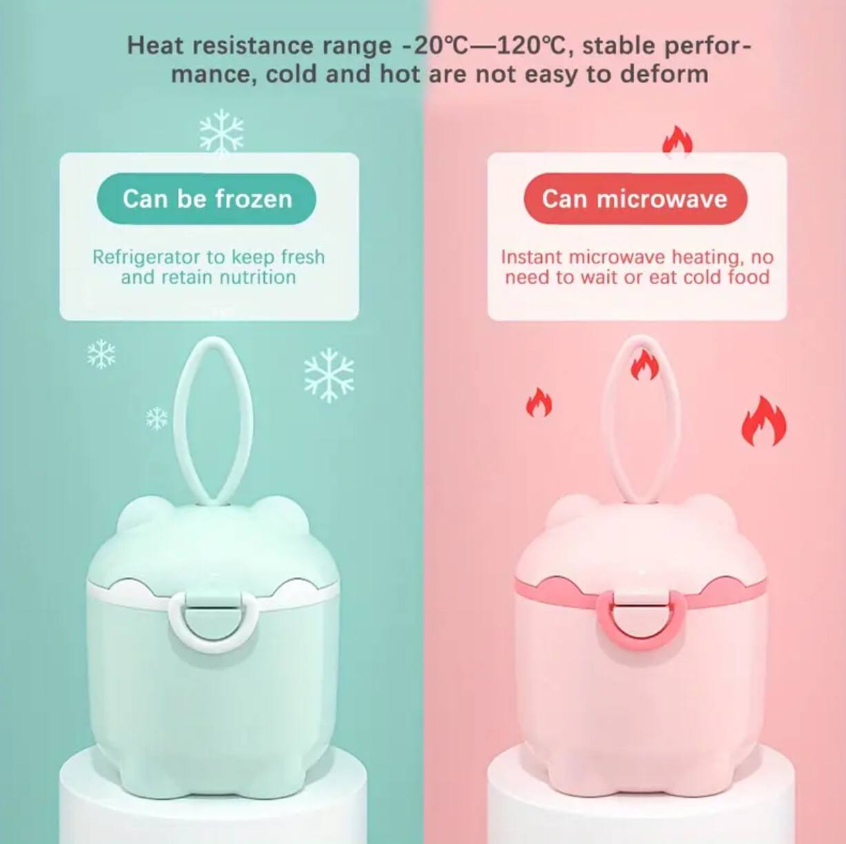 Powder milk container