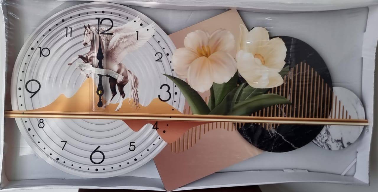 80x40cm Decor wall clock