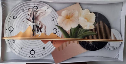 80x40cm Decor wall clock