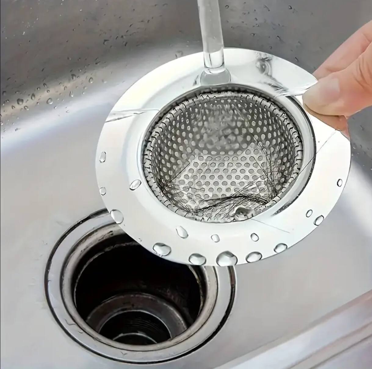 Stainless steel sink garbage strainer / Tapis Sink Size : 7.5cm Depth : 2.5cm