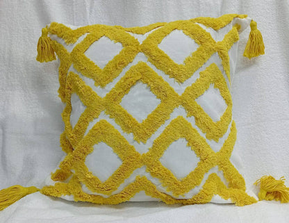 Boho  vintage tufted throw pillow covers
