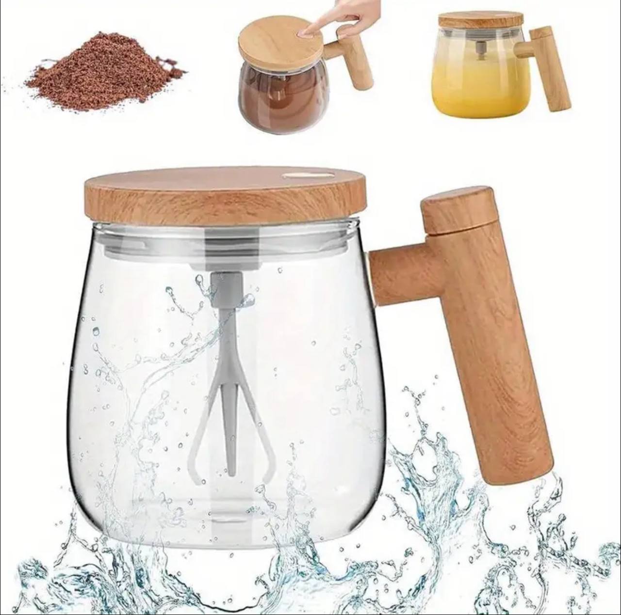 400Ml Electric borosilicate Self stirring Mug now