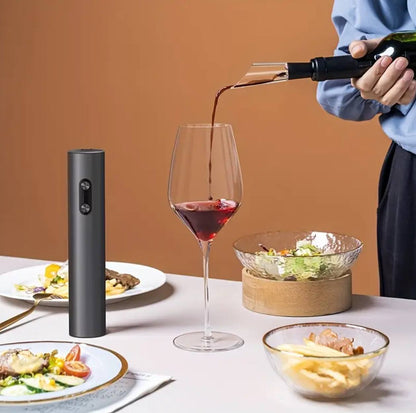 Battery Powered Wine Opener Set with Stand
