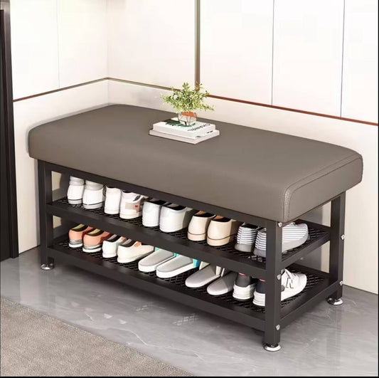 Entry way shoe rack