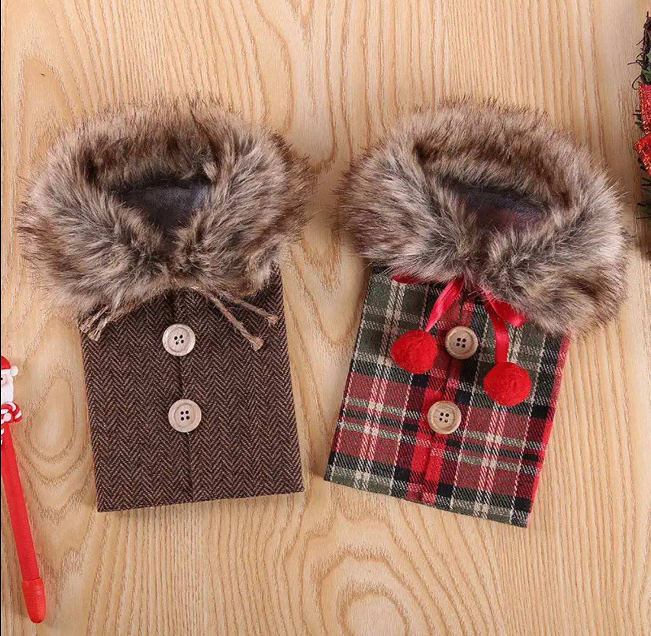 CHRISTMAS WINE BOTTLE COVER