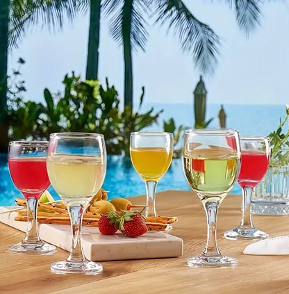 RED CHERRY WINE GLASS