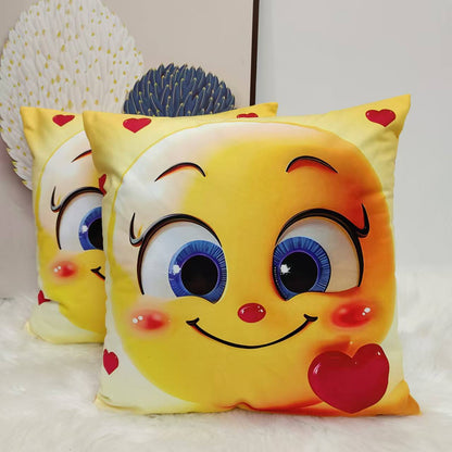 Gold printed cushion covers