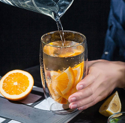 Double Wall Glass Cup.