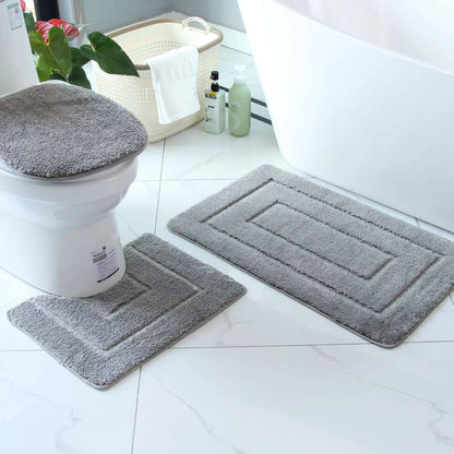 3pcs Bathroom mats,*  super nonslip underside