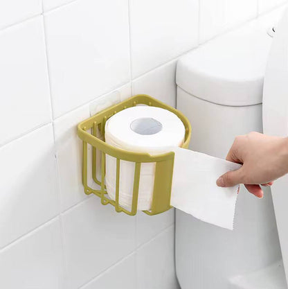Punch-Free Toilet Paper Holder