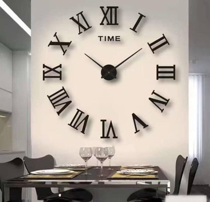 DIY Stylish and modern acrylics stickers clock