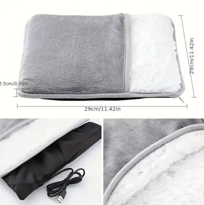 Electric USB feet warmer pocket