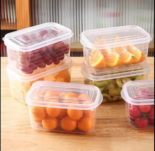 Plastic fresh keeping food storage boxes