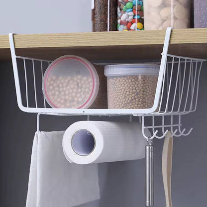 Kitchen Cabinet Under Shelf Double-layer Storage Rack