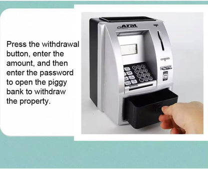 Mini ATM kids saving bank.