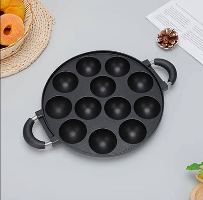 12Holes Non stick round {Vitumbua,scones,waffles && cookies} maker