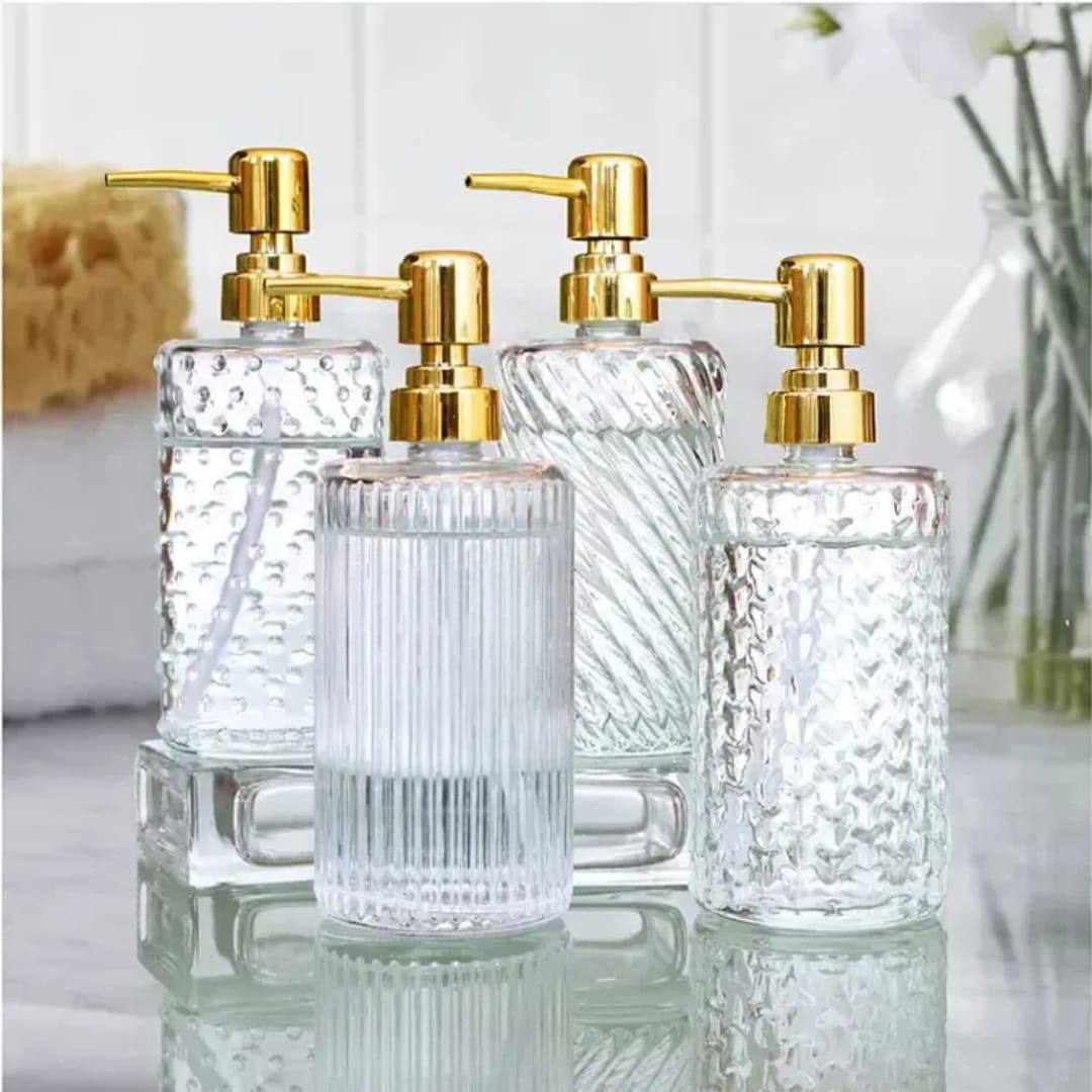 Golden Stainless Steel 400ml  Shampoo Soap Dispenser