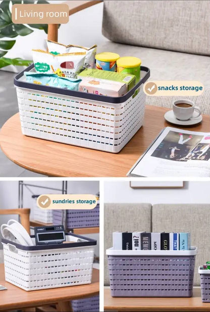 Large size storage baskets.