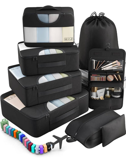 8pcs premium Luggage Travel Organizers
