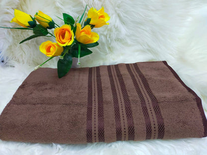 His large cotton towels