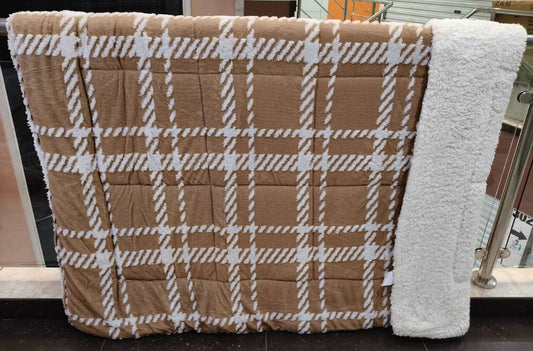 HEAVY MINK FUR WOOLEN BLANKETS