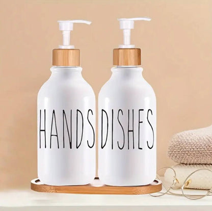 2pcs Kitchen Sink Dish HANDS// DISHES Dispenser