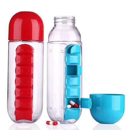 Pill organizer bottle