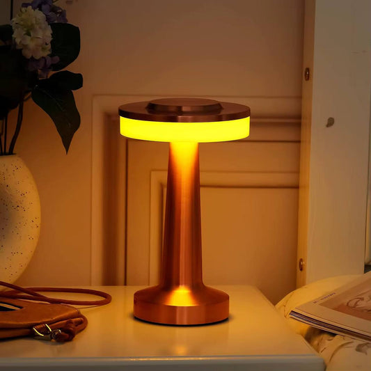 Dumbell table lamp.
