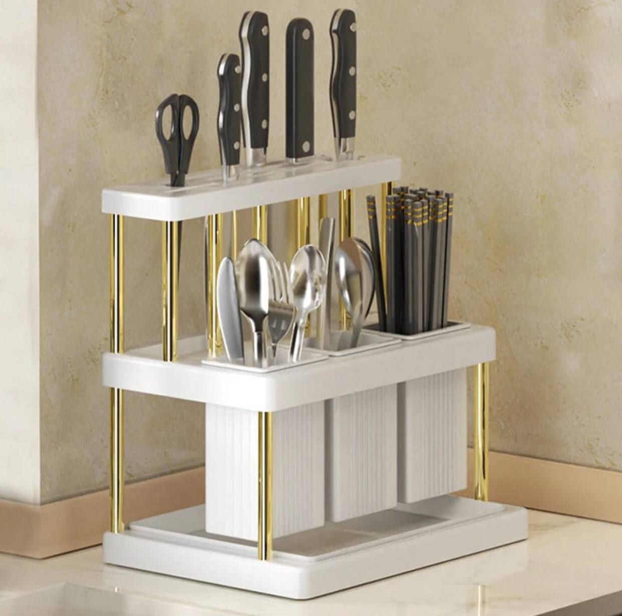 Kitchen cutlery holder