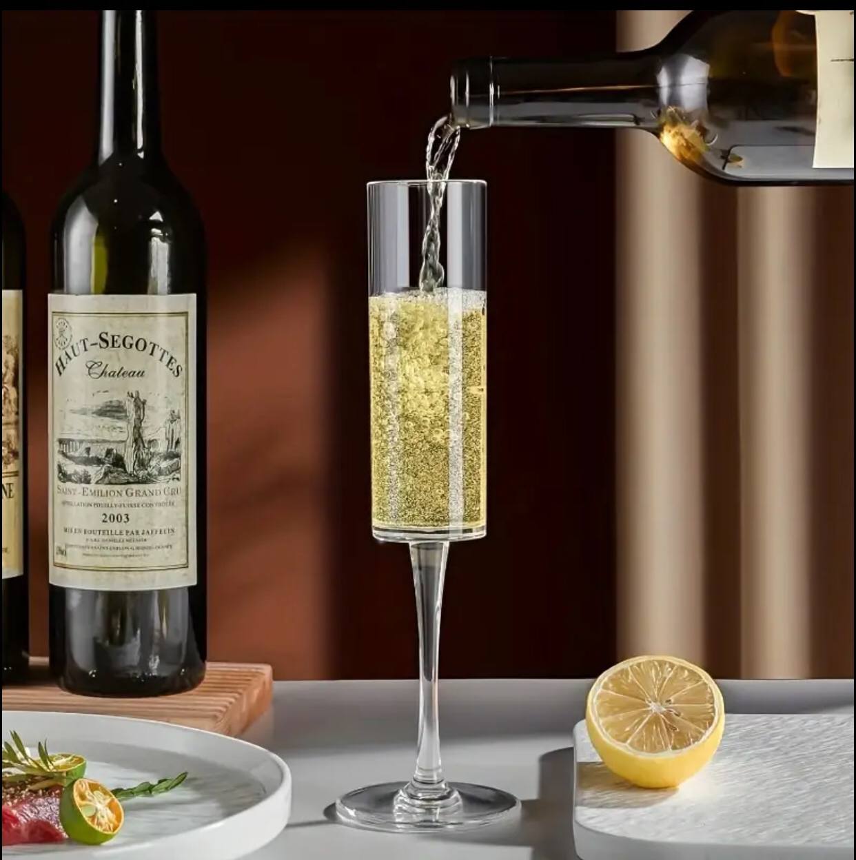 Champagne Flutes
A pair.