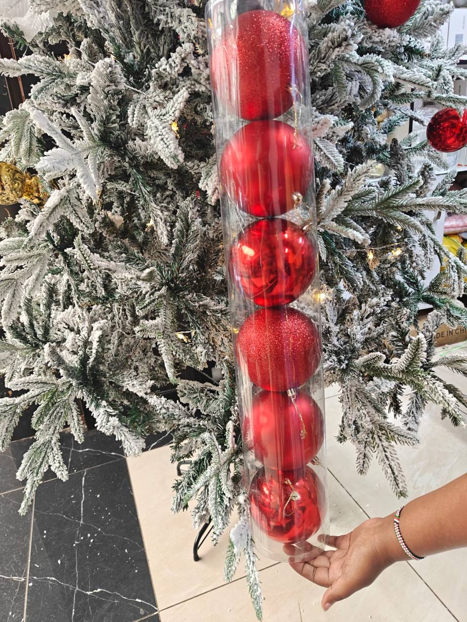 6pcs Christmas balls