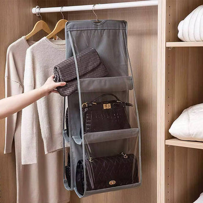 Storage Hanging Bag Handbag Storage Artifact Bag Dust-proof Cover Women Handbag Storage Holder Household Dormitory Organizer