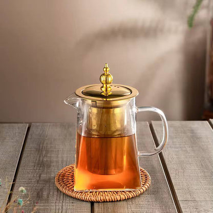 Borosilicate Glass kettle with infuser