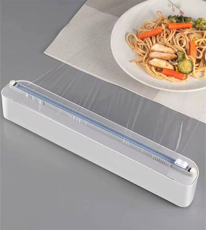 Plastic wrap cutter / cling film dispenser