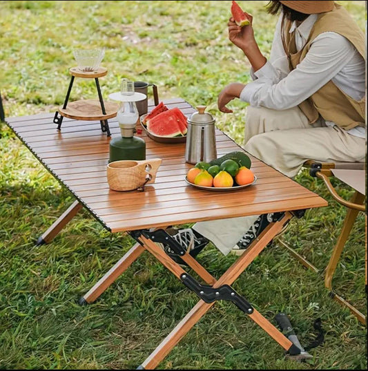 Foldable camping picnic table