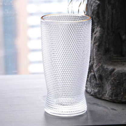 Unique Striped Aesthetic Highball Glass 6pc