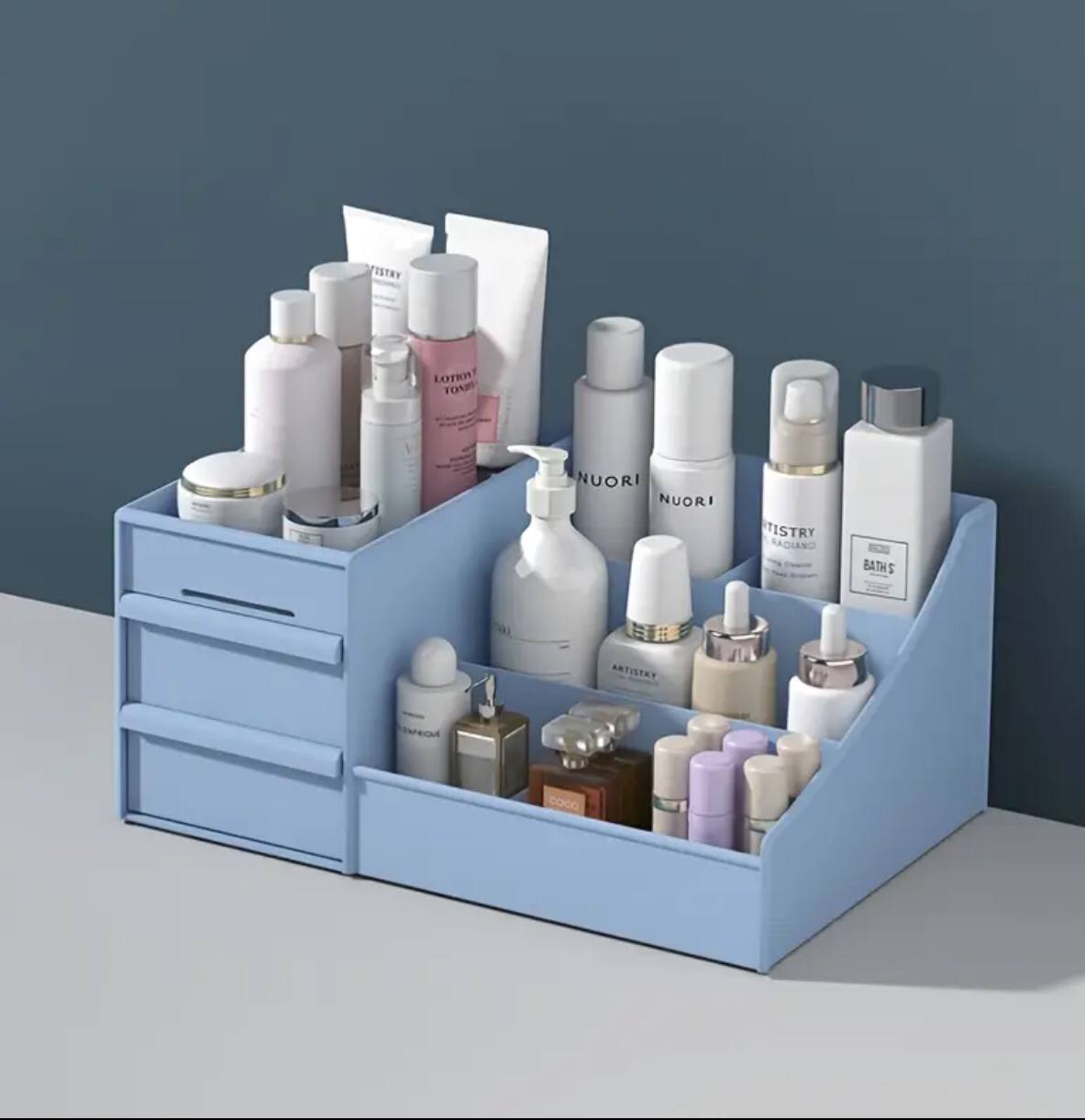Pretty makeup organizer