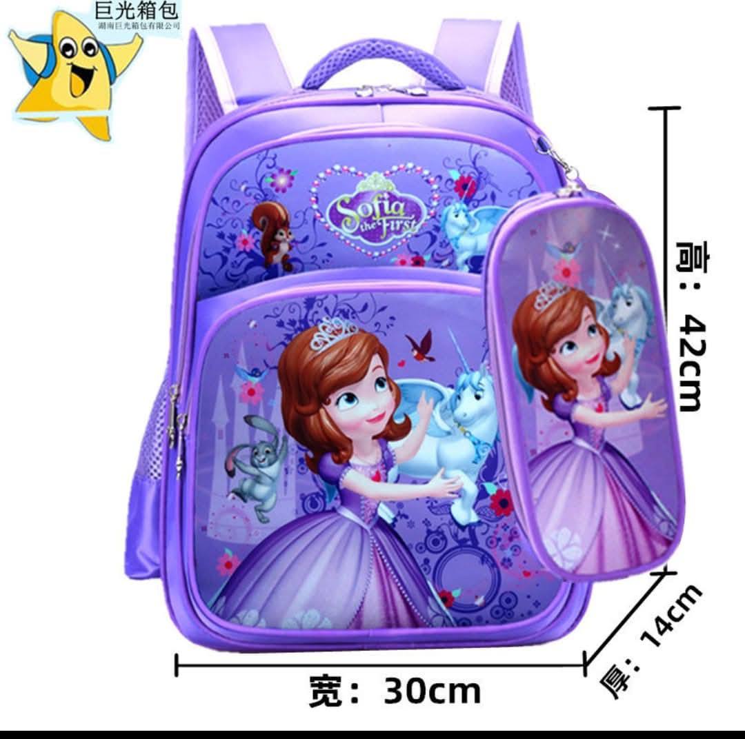 Cartoon Themed School Bag