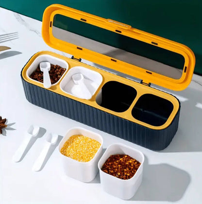 Multi-Compartment Seasoning Box