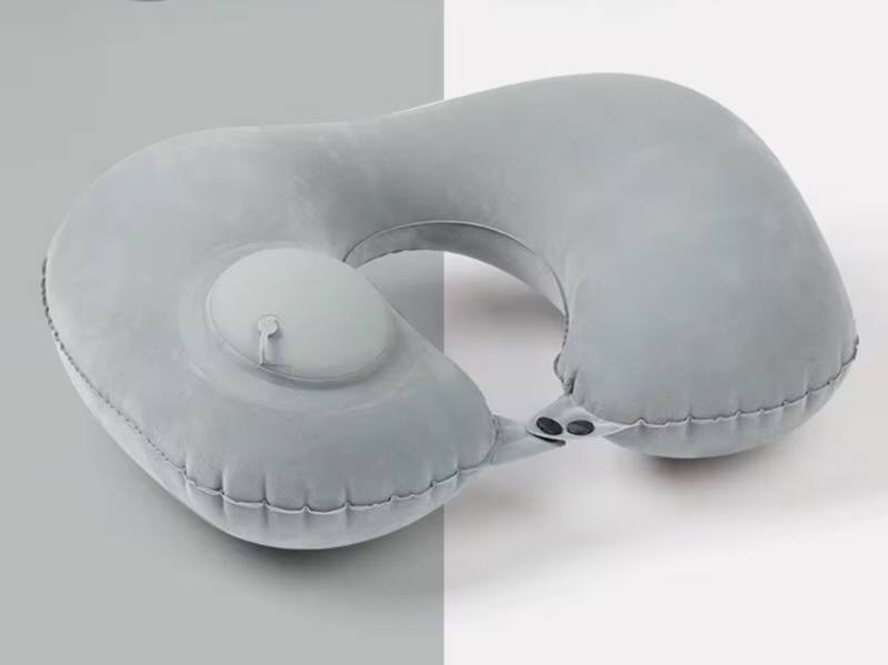 inflatable travel neck pillow