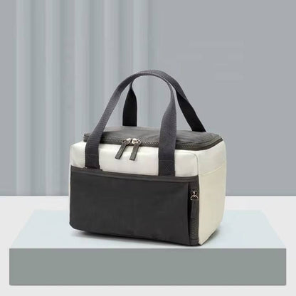 Portable multiple pockets women lunch bag(J)
