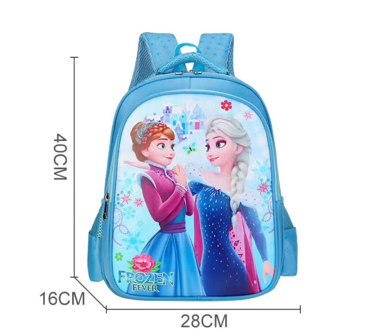 Kids cartoon themed school bags